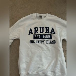 aruba crewneck size medium